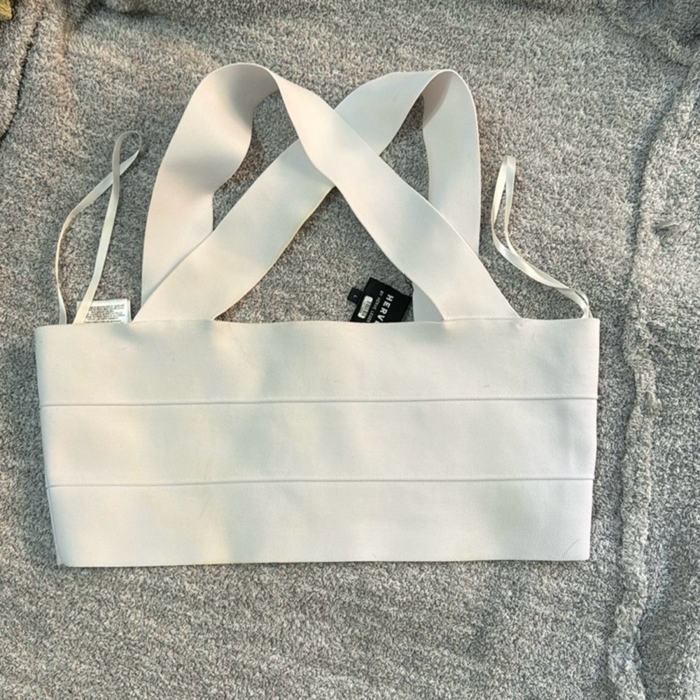 Herve by Herve Leger Crop top